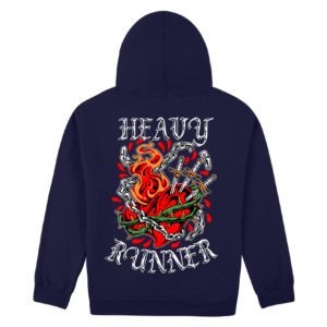 Bluza z kapturem na zamek HEAVY RUNNER